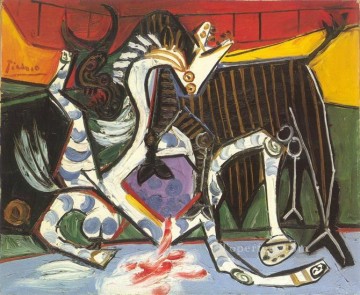 抽象的かつ装飾的 Painting - トーローコース コリーダ 1923 キュビスム